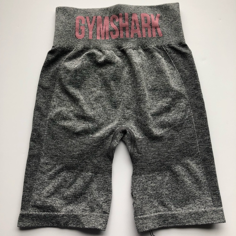Gymshark S/M Flex Seamless Cycling Shorts & Adapt Marl Seamless Sports Bra Set - Picture 3 of 7